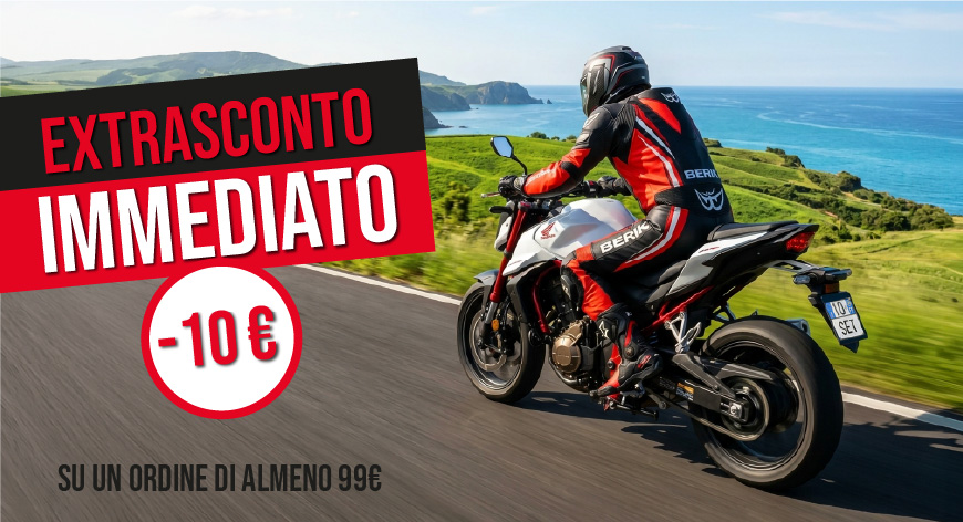 OutletMoto.eu - Ti regaliamo 10 euro sul tuo ordine, codice 10SET, fino al 25 settembre