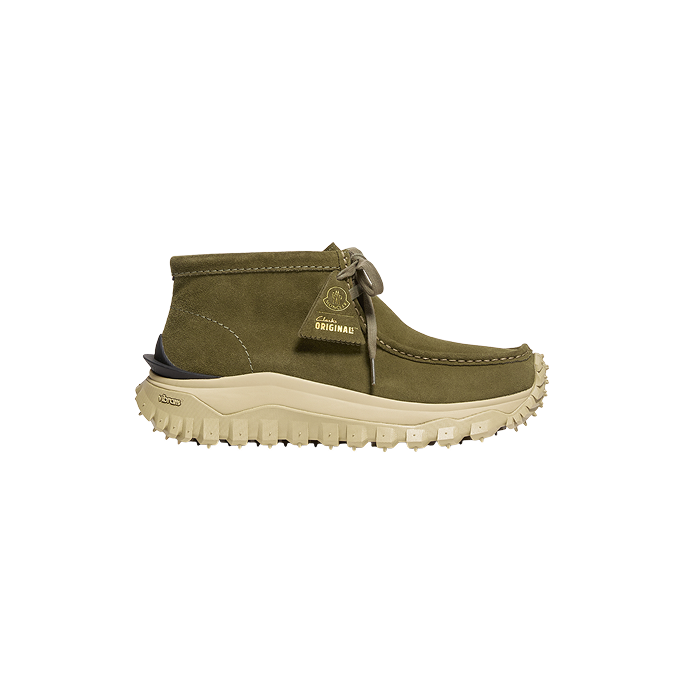 Stivali in suede Moncler + Clarks Originals Trailgrip Wallabee GTX