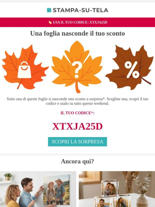 Il tuo codice XTXJA25D ti aspetta