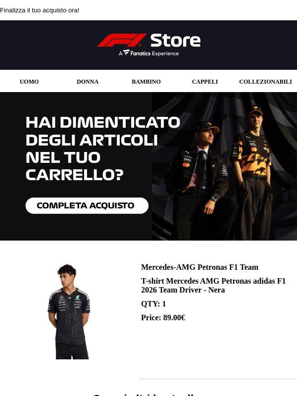 Il tuo carrello ti aspetta!