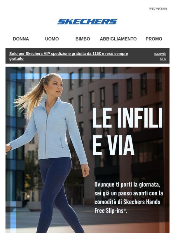 Skechers Slip-ins: le indossi in un attimo