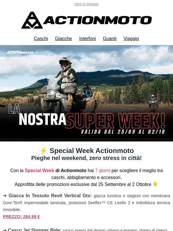 ⏰ La nostra SUPERWEEK!!Valida Dal 25 Settembre al 02 Ottobre 🏍️