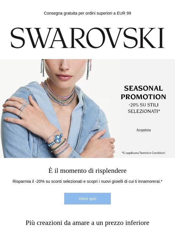 Passa da qui per ottenere uno sconto del -20% su stili selezionati*