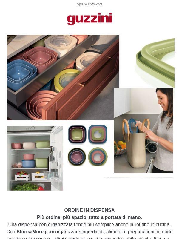 STORE&MORE | L’ordine inizia dalla dispensa