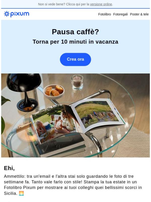 ☕ Pausa caffè: 5% caffeina, 95% ricordi