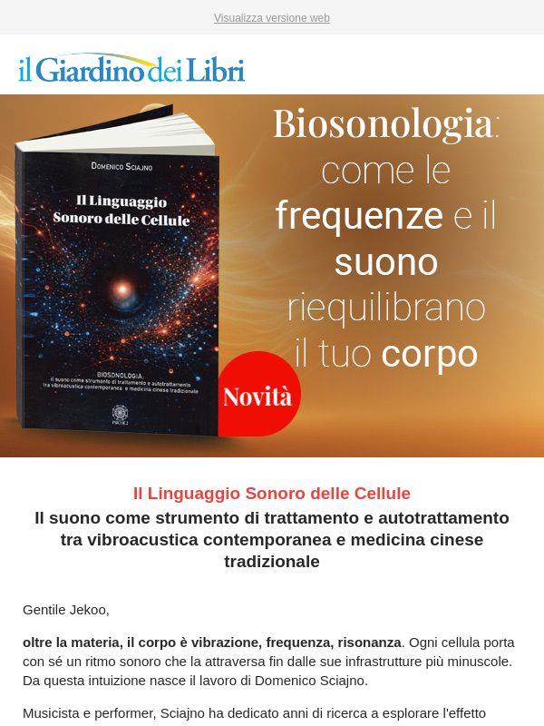 🧬 Il Linguaggio Sonoro delle Cellule: Biosonologia