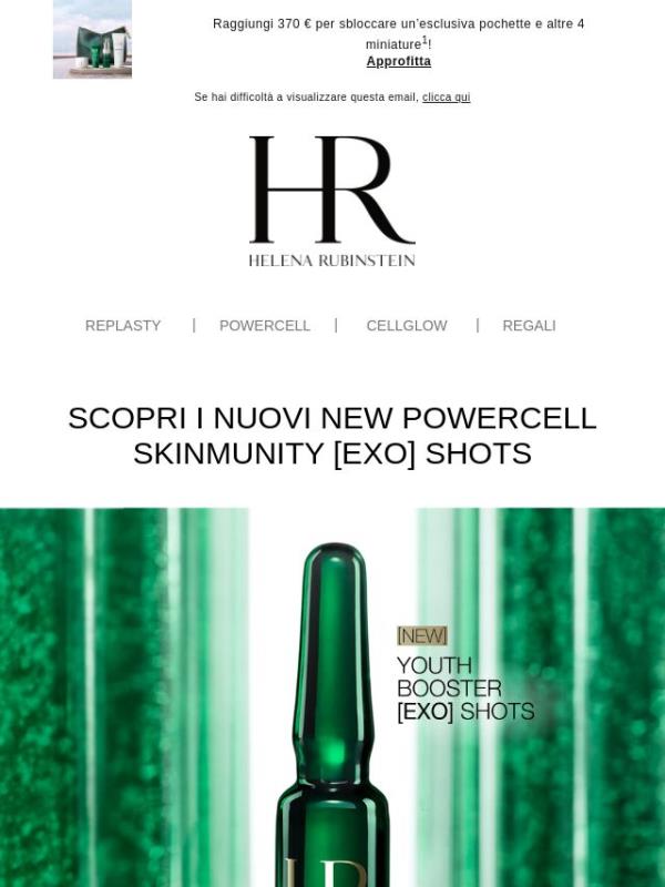 Scopri i nuovi Powercell Skinmunity [EXO] Shots :  un trattamento ultra-potente per pelle stressata