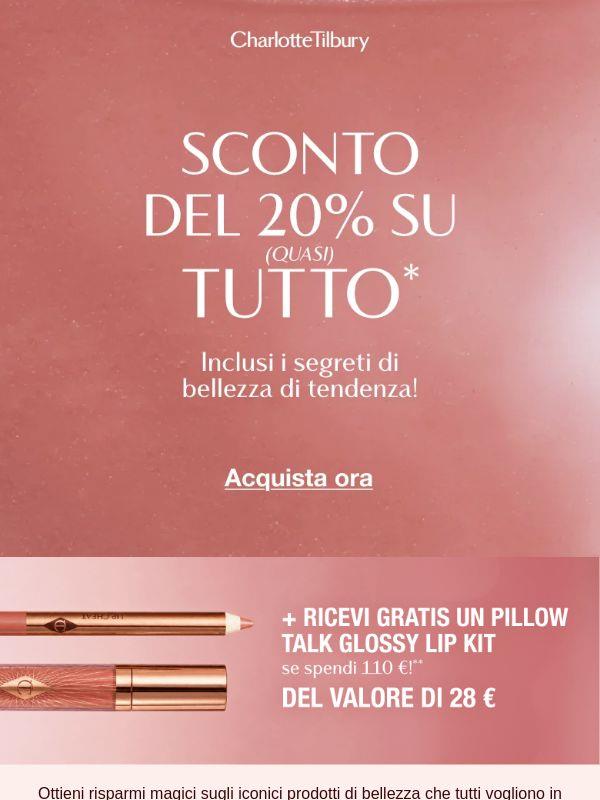 -20% sui prodotti iconici che hai sempre sognato! 👀✨