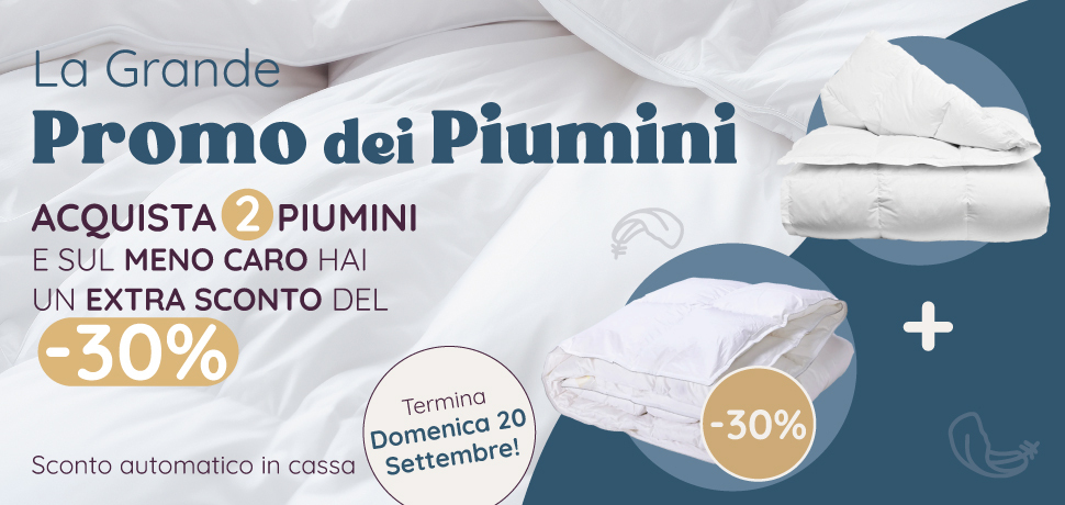La Grande Promo dei Piumini