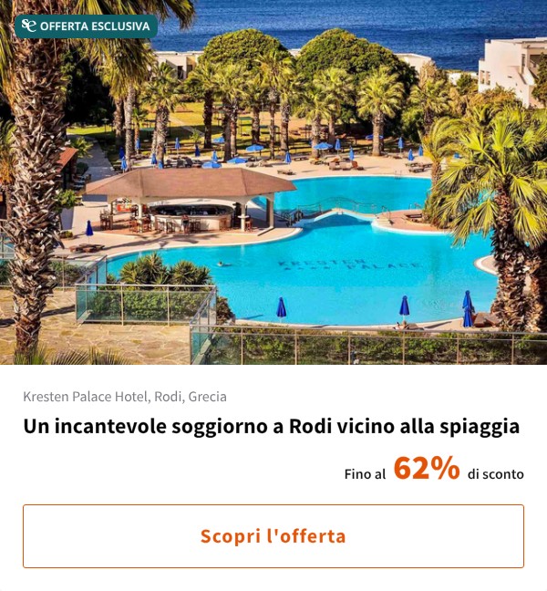 Un incantevole soggiorno a Rodi vicino alla spiaggia
