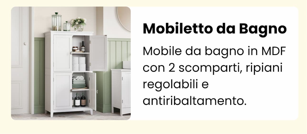 Mobiletto da Bagno