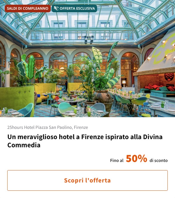 Un meraviglioso hotel a Firenze ispirato alla Divina Commedia