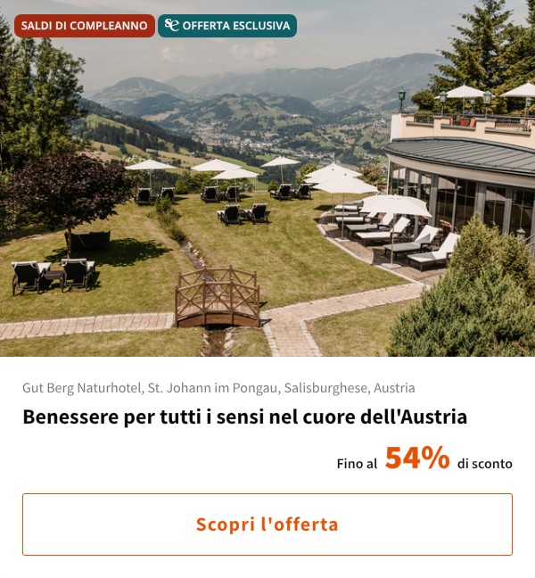 Benessere per tutti i sensi nel cuore dell'Austria