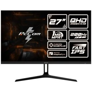Monitor PC PcCom Elysium Pro 27" QHD 200Hz Fast IPS 1ms AdaptiveSync HDR