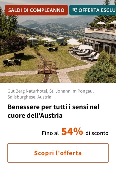Benessere per tutti i sensi nel cuore dell'Austria