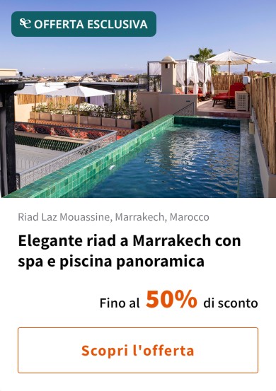 Elegante riad a Marrakech con spa e piscina panoramica