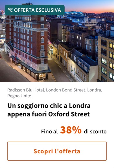 Un soggiorno chic a Londra appena fuori Oxford Street