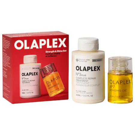 No. 3PLUS Hair Treatment & No.7 Hair Oil Frizz Control Gift Set