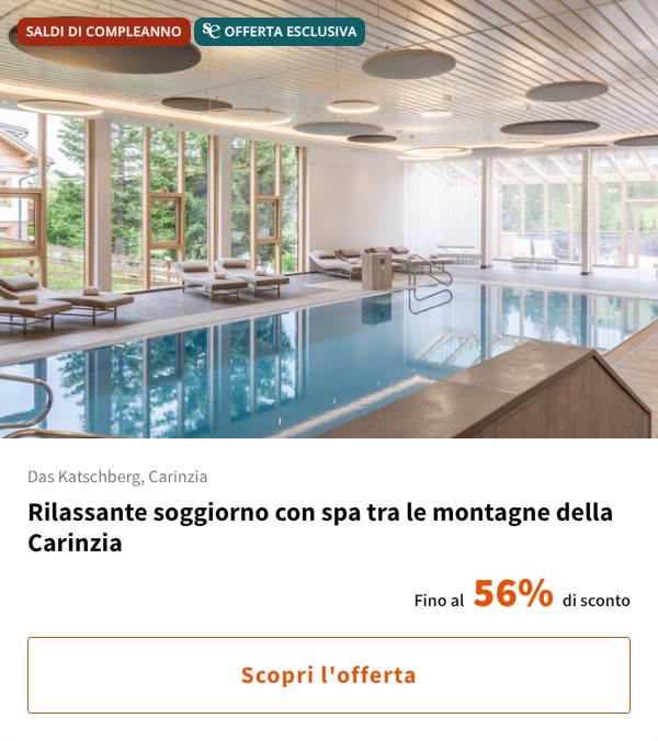 Rilassante soggiorno con spa tra le montagne della Carinzia