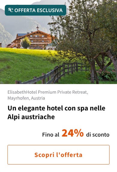 Un elegante hotel con spa nelle Alpi austriache