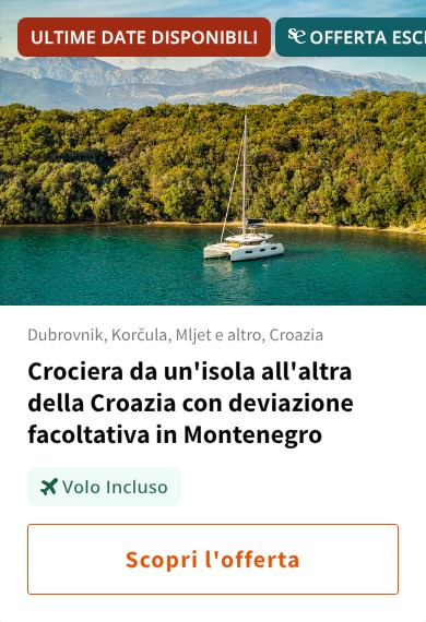 Crociera da un'isola all'altra della Croazia con deviazione facoltativa in Montenegro