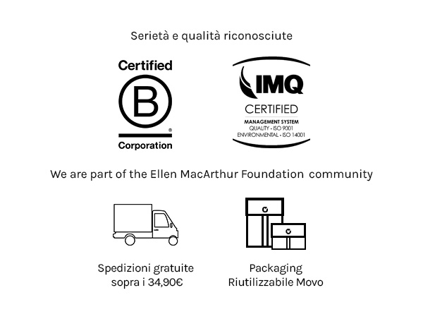 Valori, certificazioni e Spedizioni
