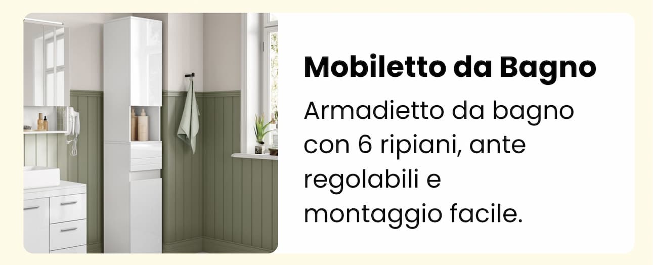 Mobiletto da Bagno