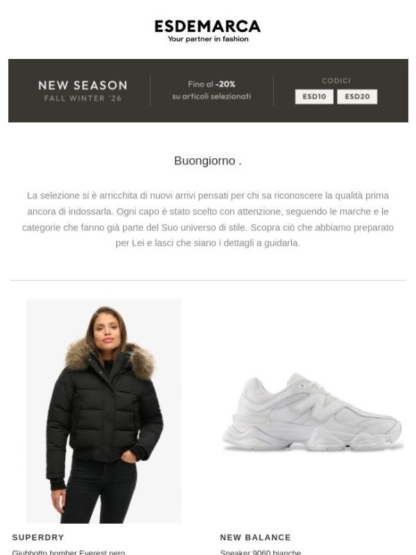 Nuovi arrivi selezionati per Lei