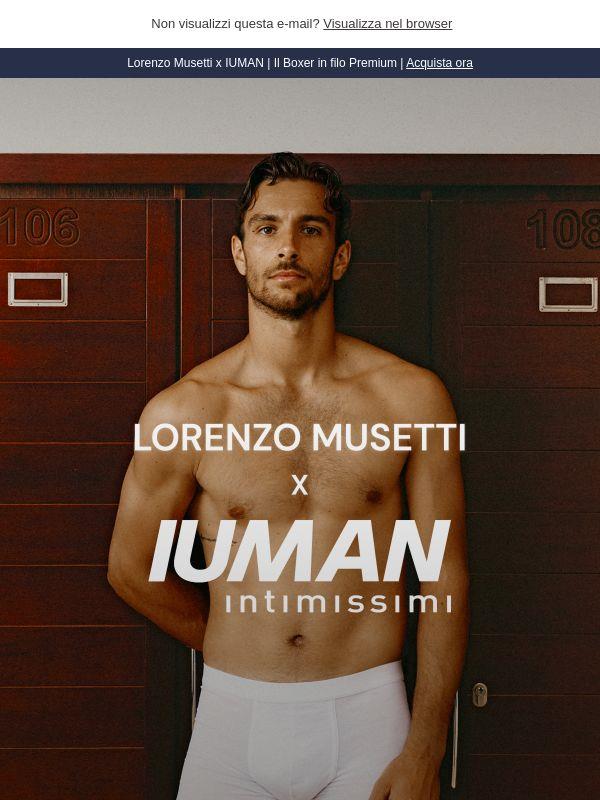 Lorenzo Musetti indossa il Boxer in filo Premium