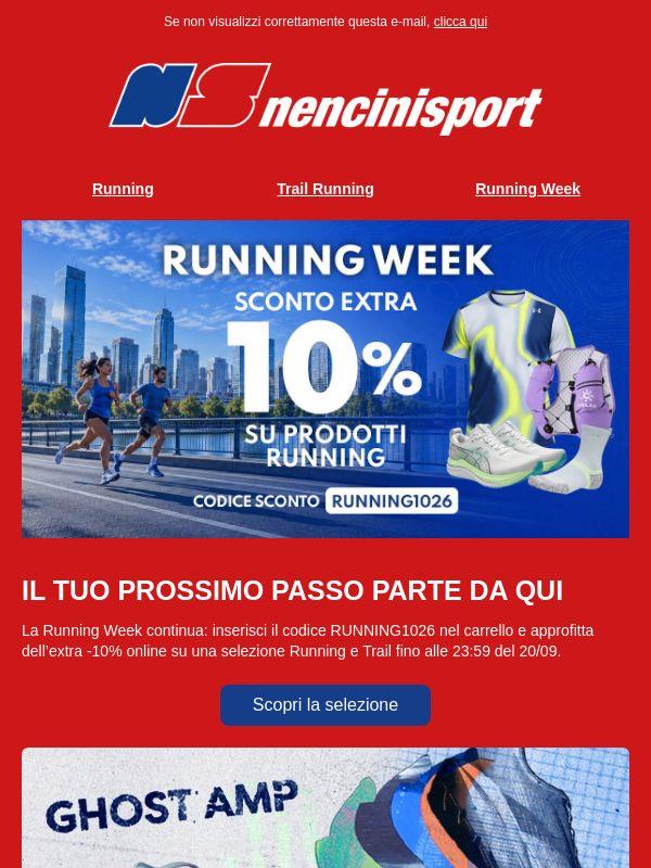 Non perdere l’Extra -10% Running & Trail 🏃
