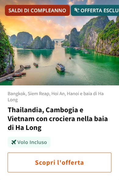 Thailandia, Cambogia e Vietnam con crociera nella baia di Ha Long