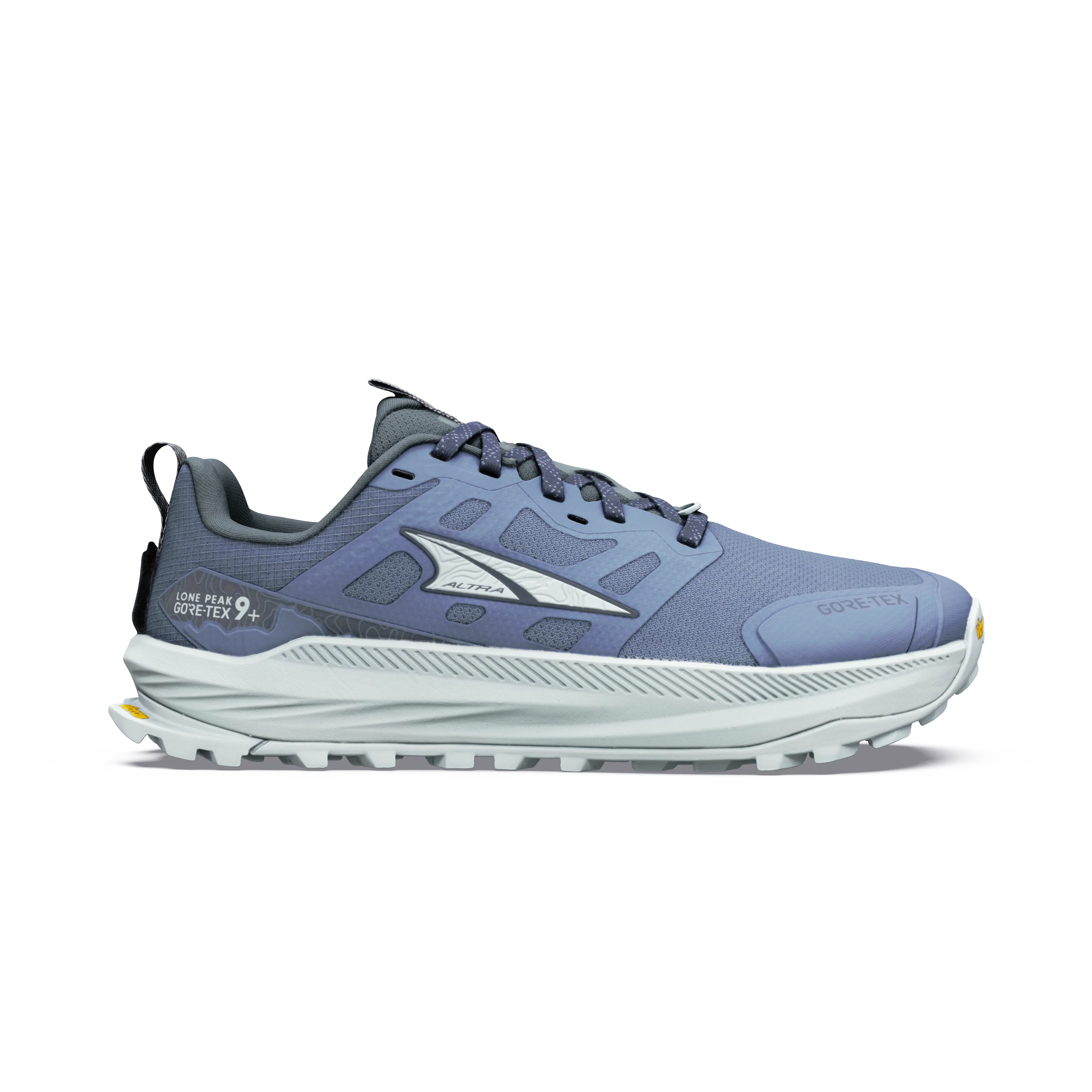 Women's Lone Peak 9+ GTX-Flint Stone/Ice Flow/India Ink / 5