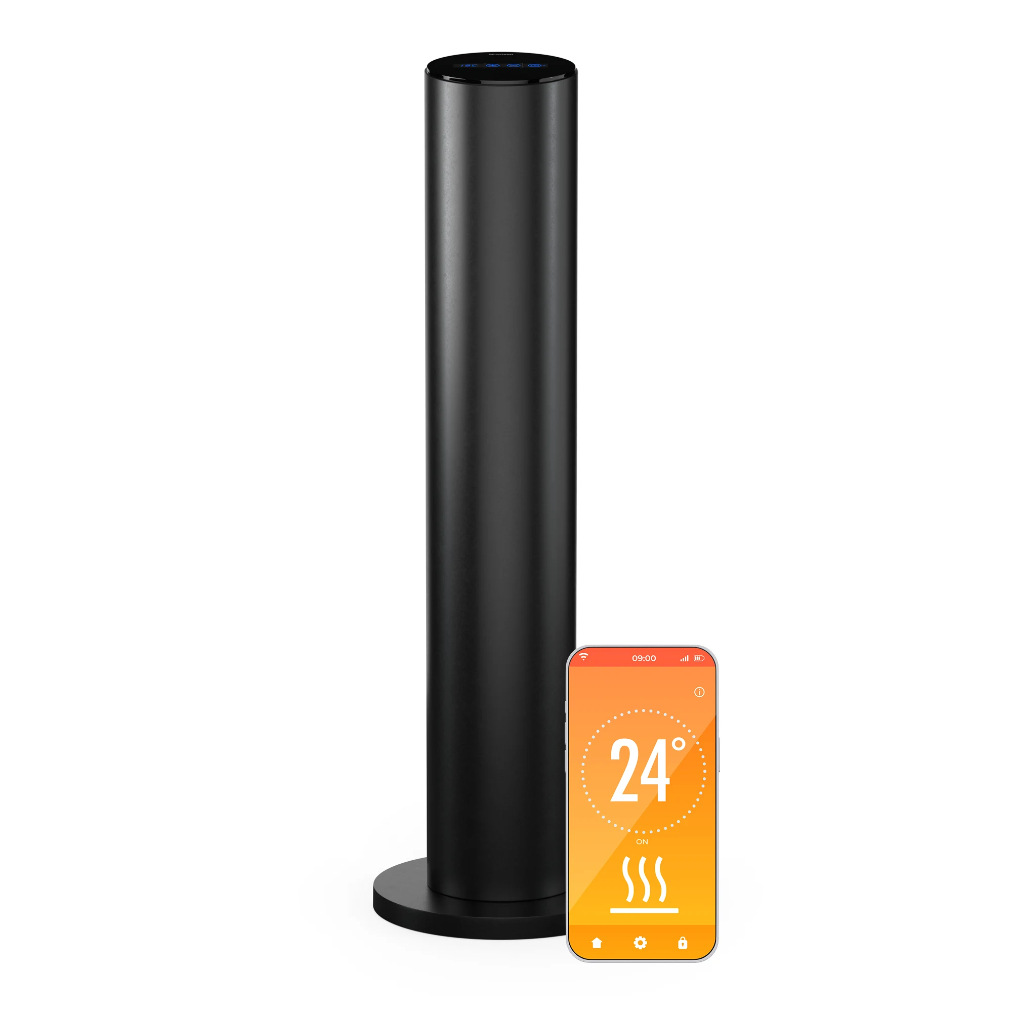 SmartFlow Smart 700W 7–14m² Riscaldamento a Infrarossi​ Nero