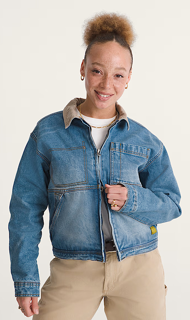Nicola Cropped Chore Denim Jacket