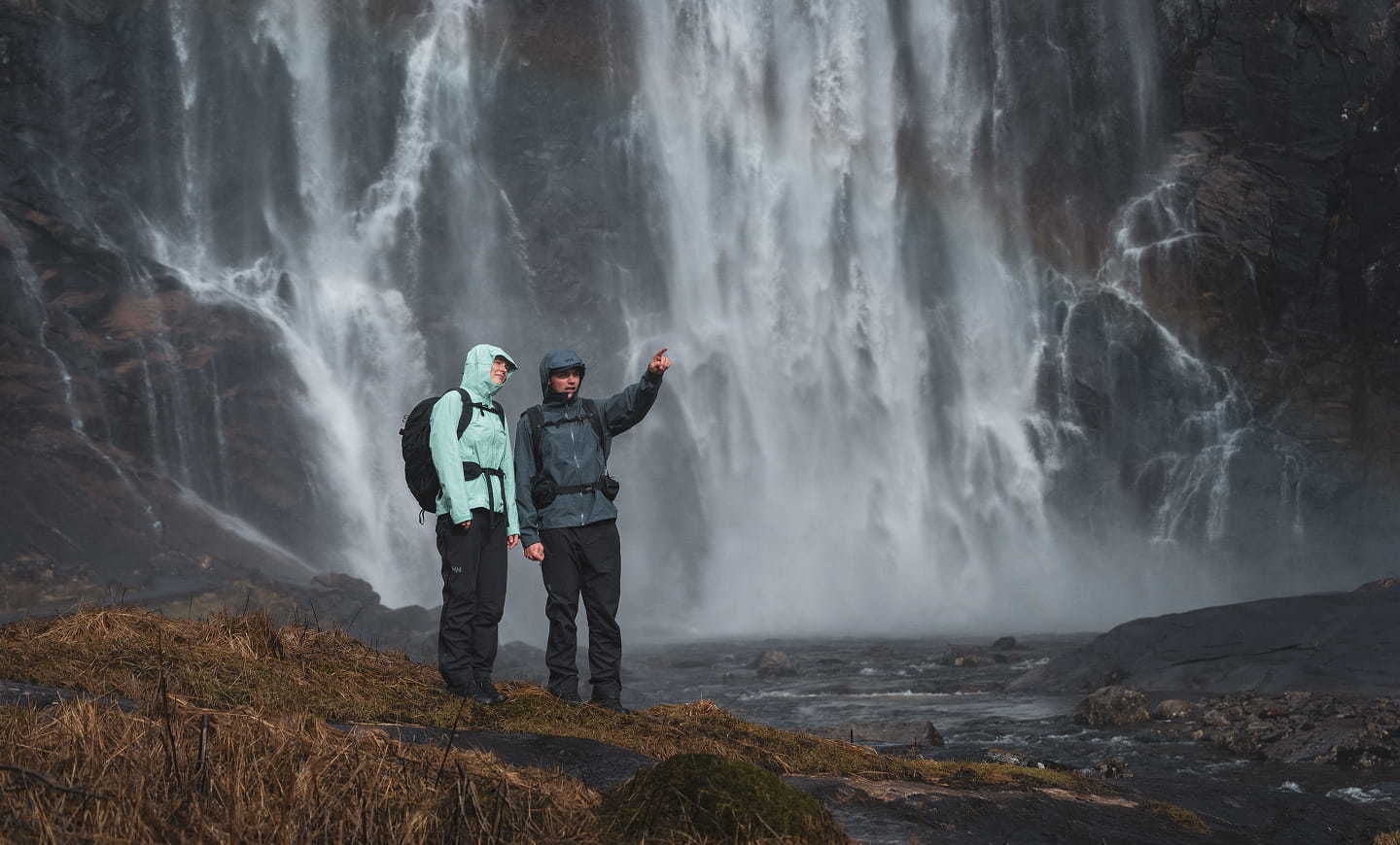 When it gets wet during the hike - Helly Hansen got you covered