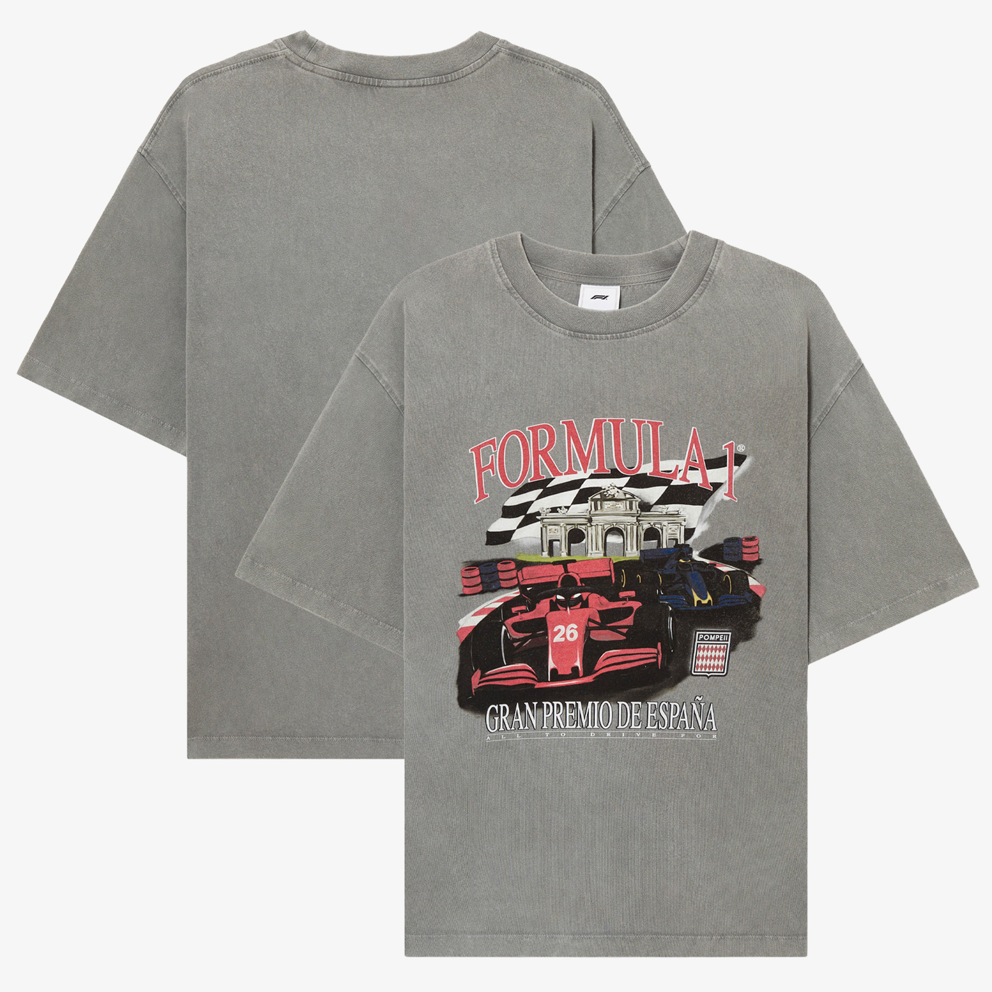 Maglietta Formula 1 X Pompeii Gran Premio di Spagna 2026