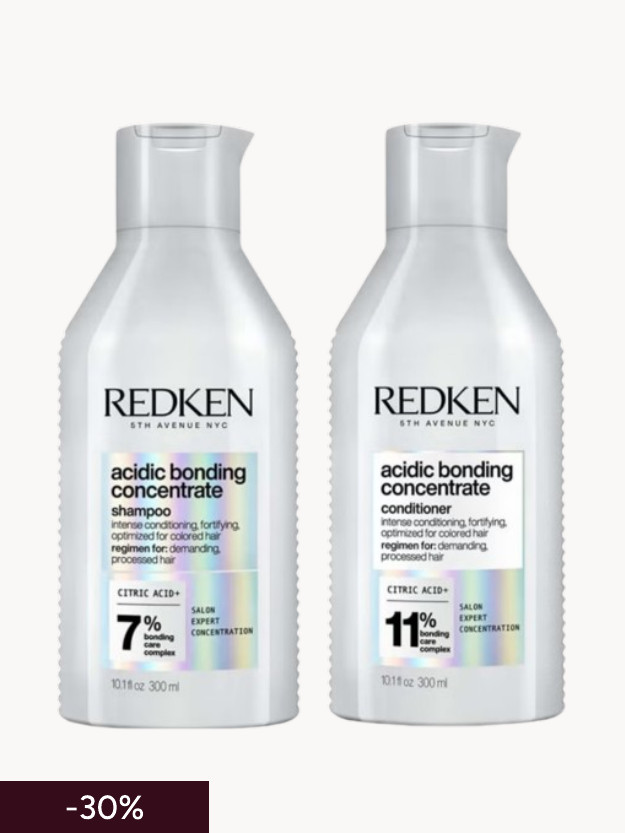 Duo Shampoo Balsamo Acidic Bonding Concentrate Redken