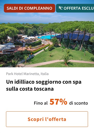 Un idilliaco soggiorno con spa sulla costa toscana