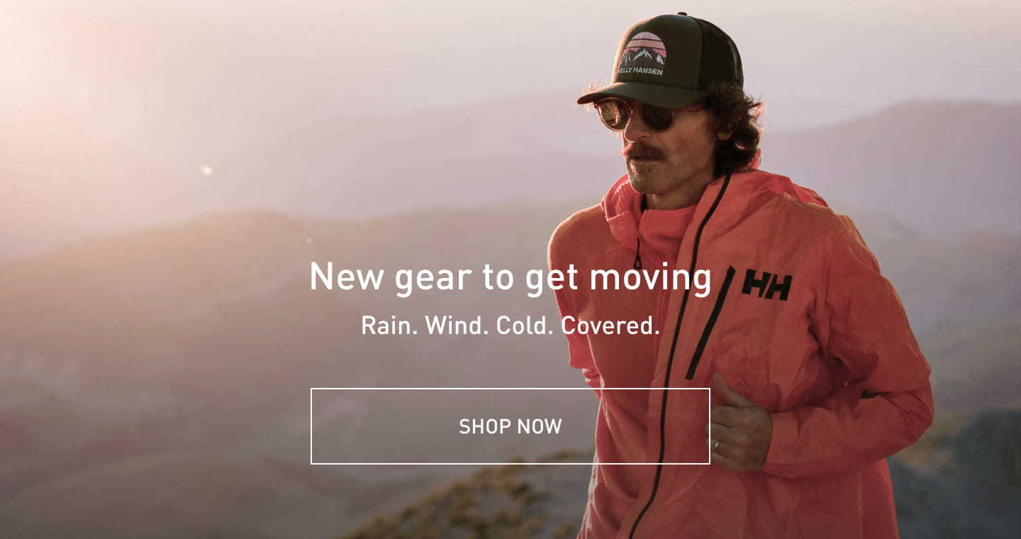 New gear to get moving. Rain. Wind. Cold. Covered.