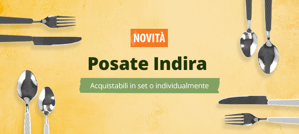 Posate Berger Indira in acciaio inossidabile