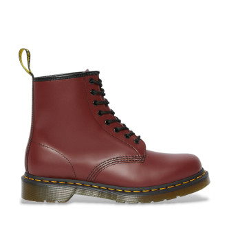 1460 Stivali in pelle liscia bordeaux