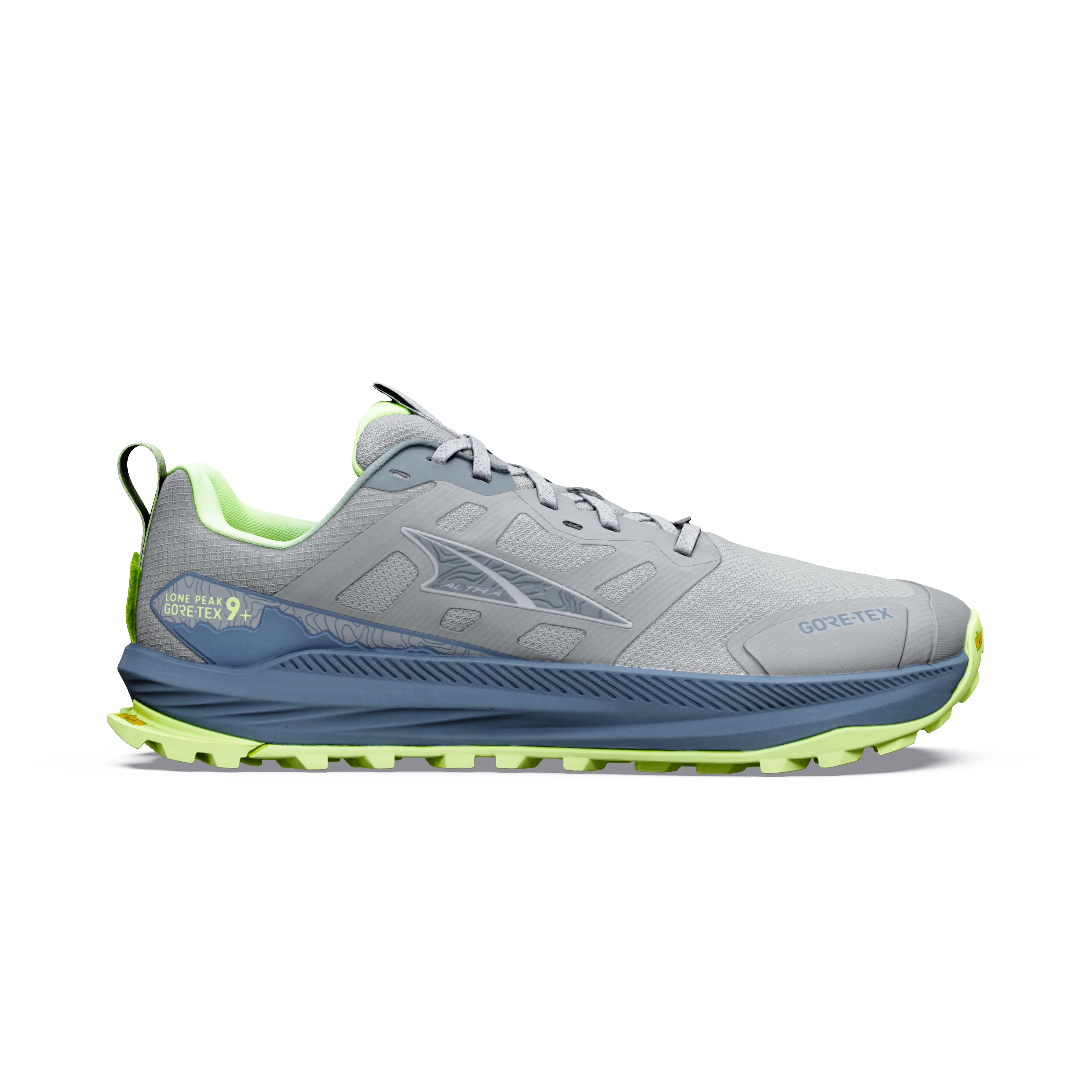 Men's Lone Peak 9+ GTX-Ultimate Gray/Turbulence/Sharp Green / 8.5