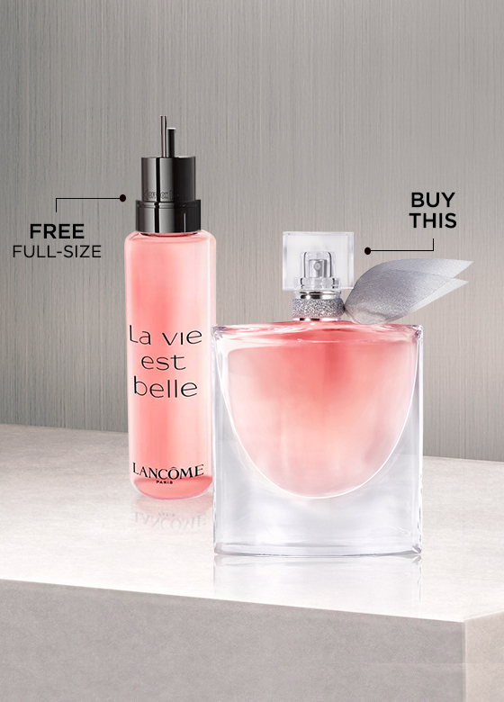BUY LA VIE EST BELLE EAU DE PARFUM (3.4 OZ) GET A FREE LA VIE EST BELLE EAU DE PARFUM REFILL (3.4 OZ) A S137 VALUE! USE CODE FALLFRESH SHOP NOW