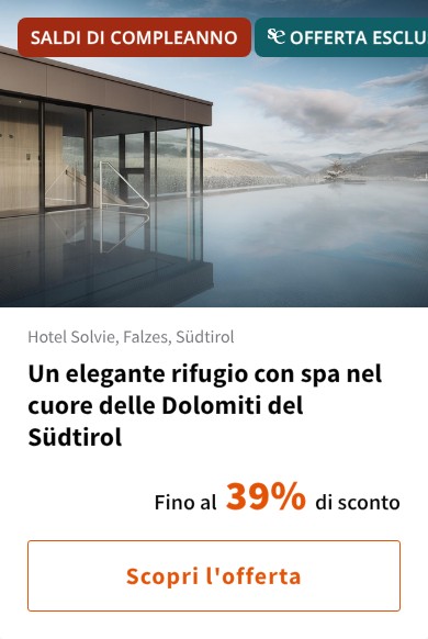 Un elegante rifugio con spa nel cuore delle Dolomiti del Südtirol