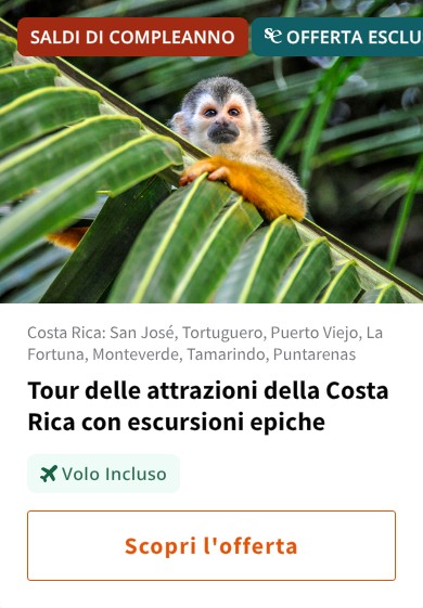 Tour delle attrazioni della Costa Rica con escursioni epiche