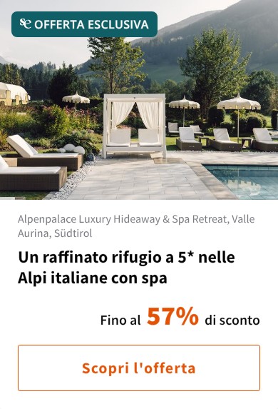 Un raffinato rifugio a 5* nelle Alpi italiane con spa
