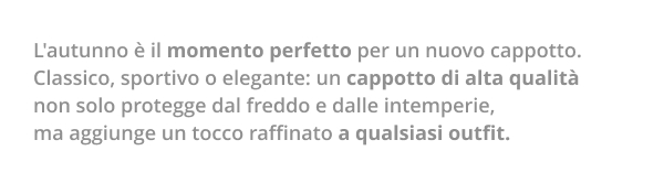 Collezione cappotti