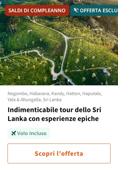 Indimenticabile tour dello Sri Lanka con esperienze epiche