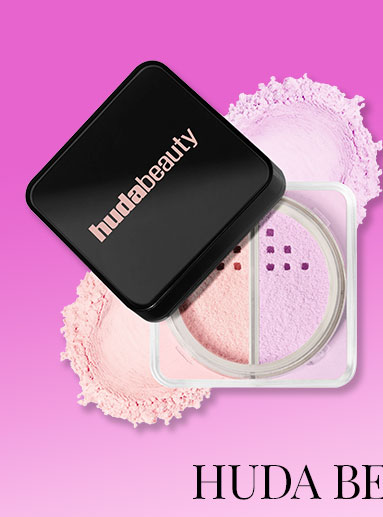 HUDA BEAUTY Easy Bake Loose Powder Brightening + Correcting Duo