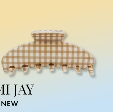 Emi Jay Big Effing Clip® Hair Claw in Gingerbread Gingham
